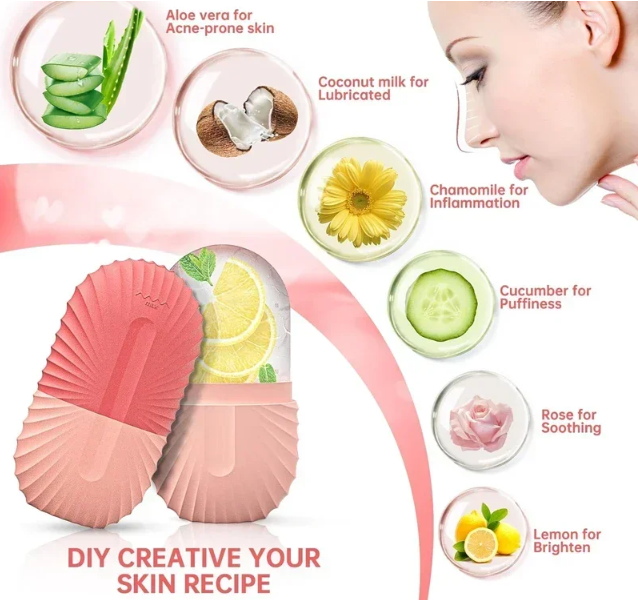 Ice Face Roller Massage Puffy eyes, shrink pores, multi-functional mold