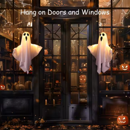 (🎃Season Limited) Halloween LED Ghost Decoration Indoor/Outdoor Mood Light Interior Prop