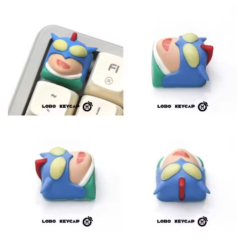 Shin-chan Anime Keycaps – Translucent, for Mechanical Keyboards, Cute Gift