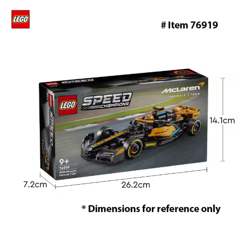 LEGO 76919 Speed Champions 2023 McLaren Formula 1 Race Car