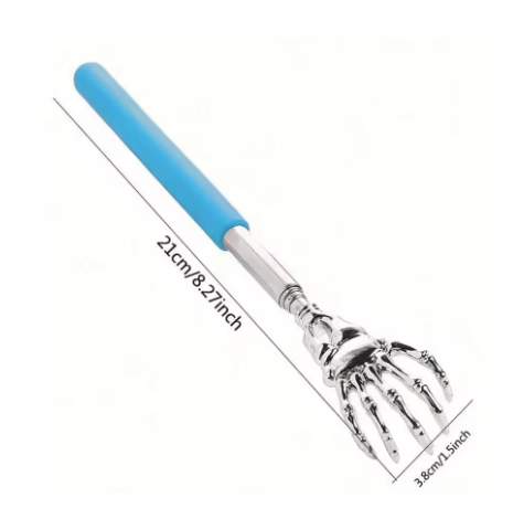 Portable Stainless Steel Expandable Back Scratcher – For People and Pets