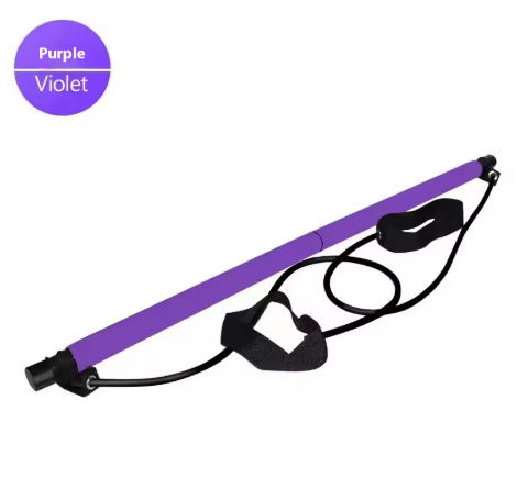 Multifunctional Pilates Stick – For Home Fitness, Yoga, and Elastic Band Exercises