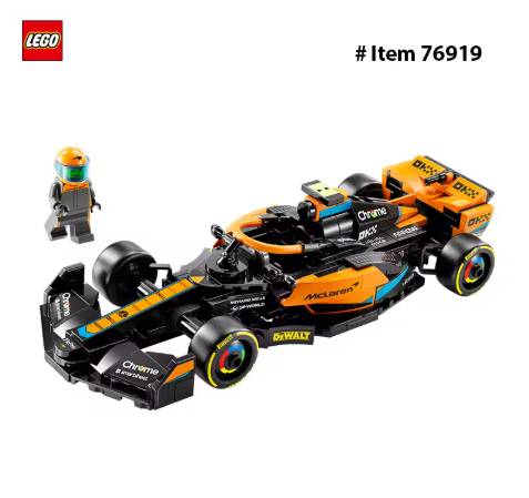 LEGO 76919 Speed Champions 2023 McLaren Formula 1 Race Car
