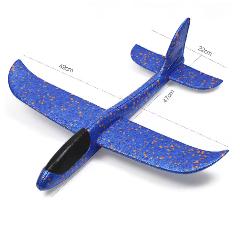 48cm Large EPP Foam Airplane - Hand Throw Stunt Glider, Outdoor Kids Toy