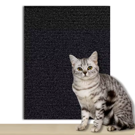 Self-adhesive carpet cat scratch board for sofa and wall protection and nail care