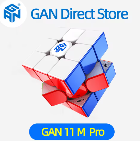 GAN 11 M Pro Magnetic 3x3 Speed Cube, UV Coated Puzzle Toy