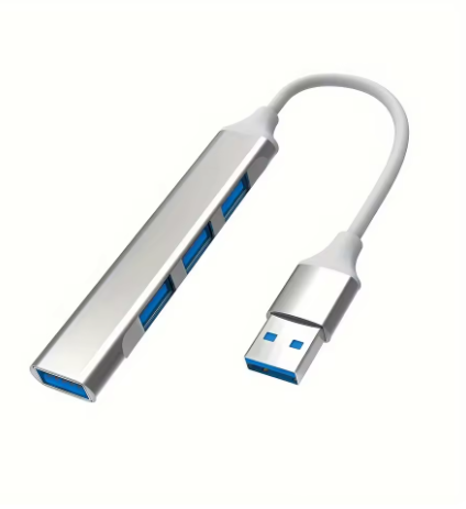 4-port USB-C hub 3.0/3.1 OTG adapter, compatible with PCs and MacBooks