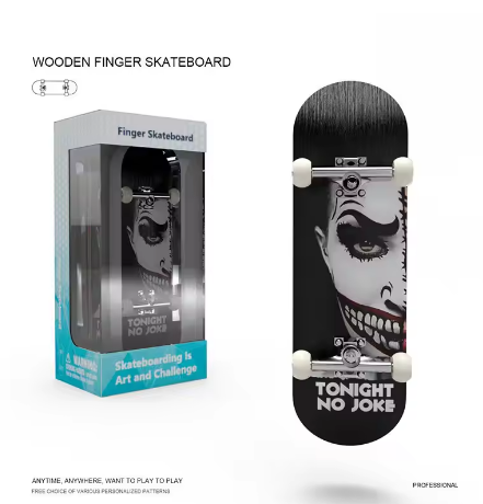 Mini Finger Skateboard Puzzle Toy Stress Reliever Hobby