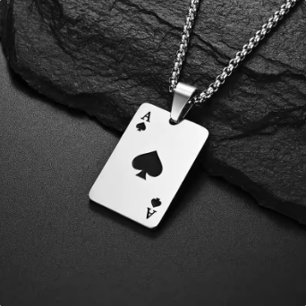 Poker Card Chain Necklace