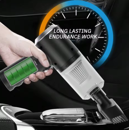 3-in-1 vacuum cleaner β integrated suction and blowing, USB rechargeable, compact for car and home use
