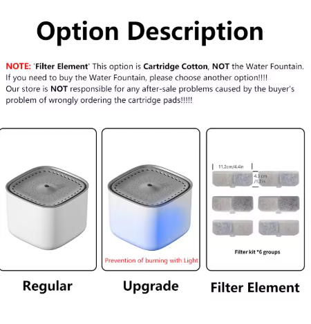 3L Automatic Cat Water Fountain USB Quiet Filter Dispenser