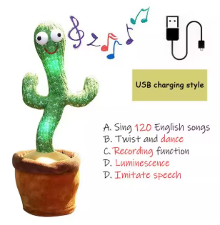 Dancing cactus that follows your words