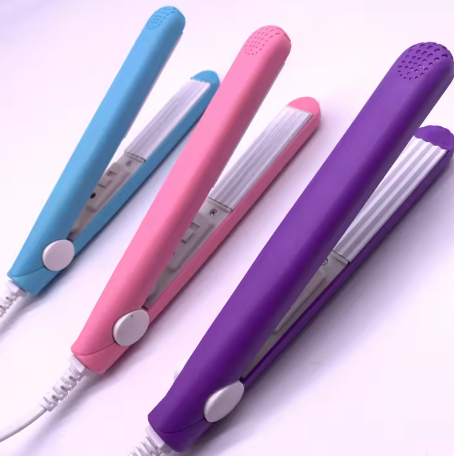 Mini Hair Iron Pink Cardboard Electric Curling Iron Curl Modeling Tool