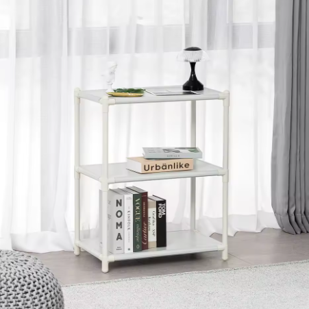 3-Tier Multipurpose Storage Shelf - Kitchen, Pantry, Microwave Display Rack