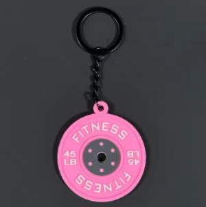 2025 Barbell Keychain β DIY Silicone Dumbbell Keyring for Fitness Lovers & Gym Gifts