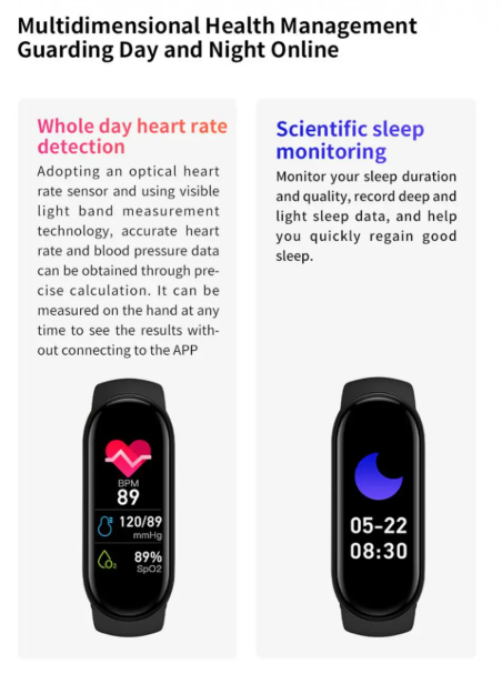 Mi Band 8 Smart Bracelet – Heart Rate, SpO₂ & Fitness Tracker