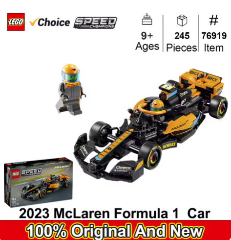 LEGO 76919 Speed Champions 2023 McLaren Formula 1 Race Car