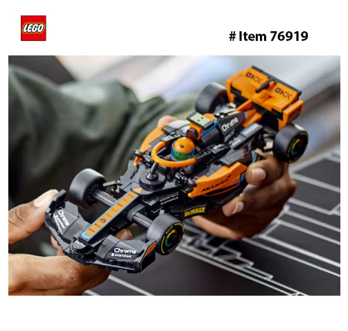 LEGO 76919 Speed Champions 2023 McLaren Formula 1 Race Car