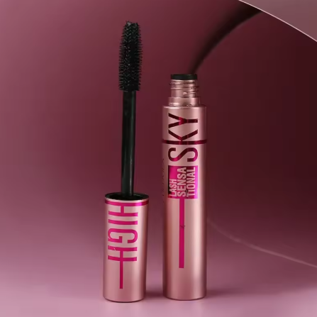 Long-Lash Mascara for Women - Waterproof Black Eyelashes, Korean Silky Extension Makeup