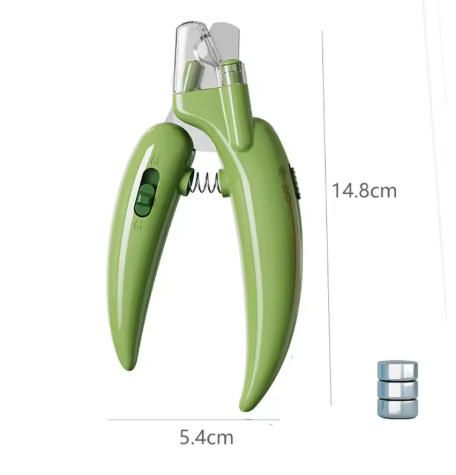 LED Light Pet Nail Trimmer, Professional Cat and Dog Nail Clipper Trimmer