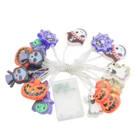 (🎃Season limited!) Halloween LED Pumpkin/Ghost Lights Indoor/Outdoor Decorative String Lamps