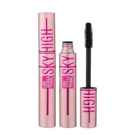 Long-Lash Mascara for Women - Waterproof Black Eyelashes, Korean Silky Extension Makeup