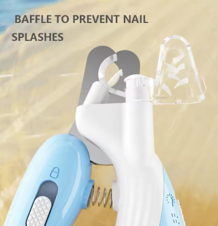 LED Light Pet Nail Trimmer, Professional Cat and Dog Nail Clipper Trimmer