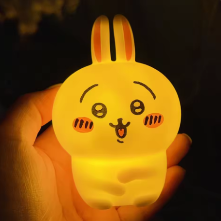Chiikawa LED Night Lights - Hachiware and Usagi Lamps, Bedroom Decorations and Gifts