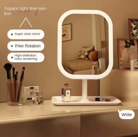 Illuminated Makeup Mirror – Touch Screen Desktop Mirror, Popular Item for Students