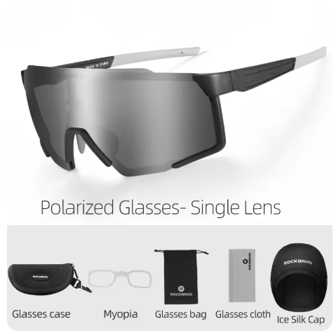 ROCKBROS Cycling Goggles – Polarized/Photochromic Lenses, Sports Sunglasses for Men and Women
