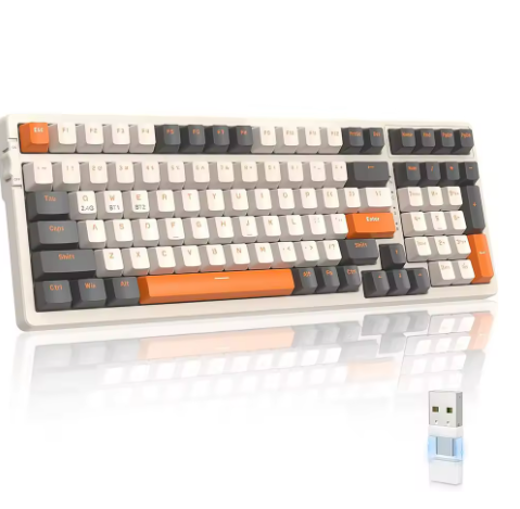 K96 Wireless Mechanical Keyboard – Red Switch, Dual Mode, for PC and Smartphone