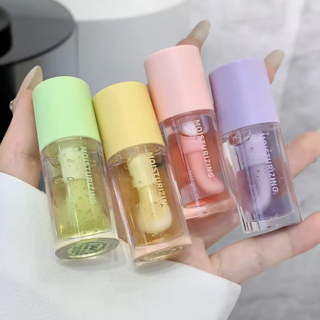 Water Light Lip Gloss - Transparent Jelly Moisturizing Lip Oil, Plumping Lip Care Makeup