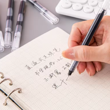 Premium Needle Tip Gel Pen Set β Straight Liquid Ink, Kawaii Stationery, School & Office, 10 Pieces