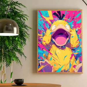 P-Psyduck Poster Wall Decor