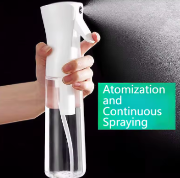 High pressure continuous sprayer – mist spray bottle for hair and makeup
