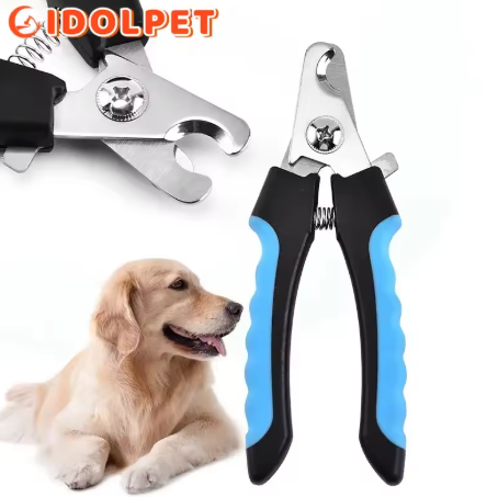 Dog/Cat Nail Clippers - Safety Guard Stainless Steel Pet Nail Care Scissors