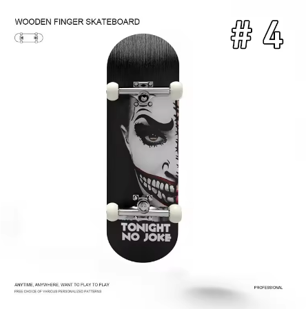 Mini Finger Skateboard Puzzle Toy Stress Reliever Hobby