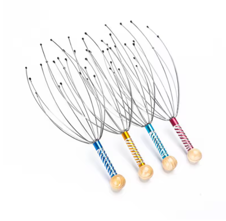 Octopus-shaped scalp massager – for stress relief and health care, and a body scratcher.