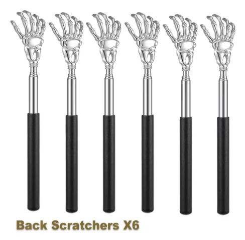 Portable Stainless Steel Expandable Back Scratcher – For People and Pets