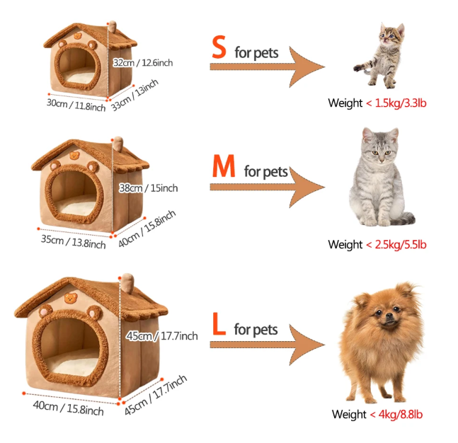 Foldable Sleeping Pet House