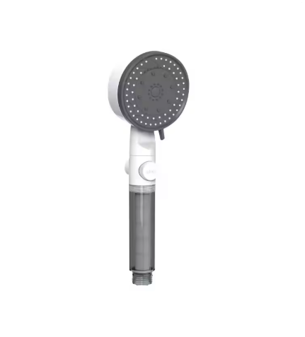 8-mode high-pressure showerhead β with filter and one-touch stop function