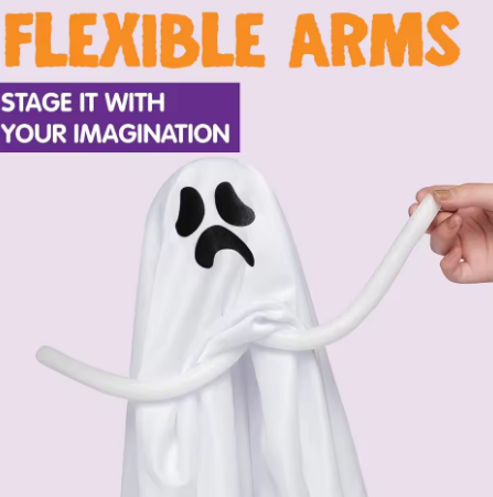 (🎃Season Limited) Halloween LED Ghost Decoration Indoor/Outdoor Mood Light Interior Prop