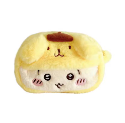Chiikawa Plush Pencil Case - Zippered, Perfect for Girls