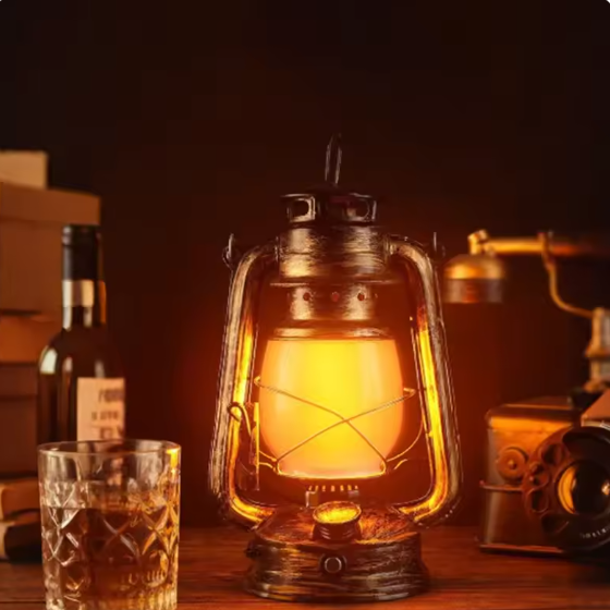 Bar restaurant with emotional lantern decoration