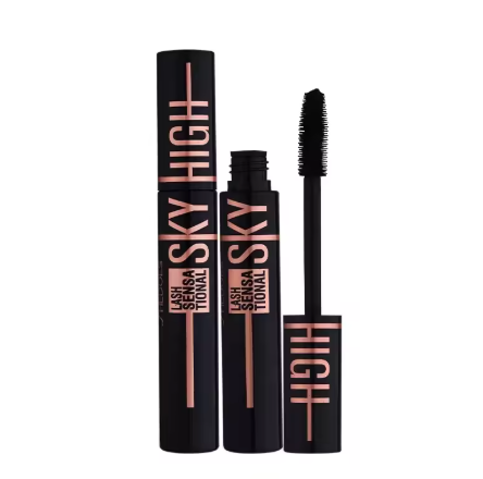 Long-Lash Mascara for Women - Waterproof Black Eyelashes, Korean Silky Extension Makeup
