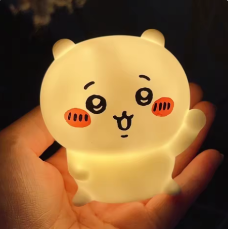 Chiikawa LED Night Lights - Hachiware and Usagi Lamps, Bedroom Decorations and Gifts