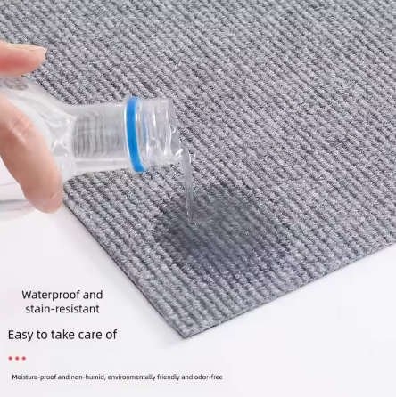 Self-adhesive carpet cat scratch board for sofa and wall protection and nail care