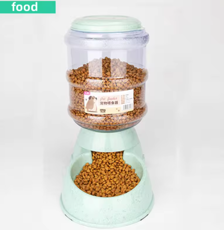 Large capacity automatic pet food and water bowl