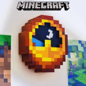 Minecraft Wall Clock