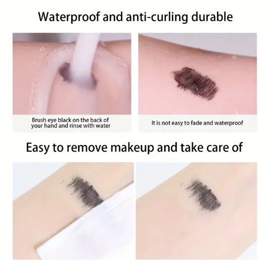 4D Waterproof Mascara – Long-Lasting, Smudge-Proof Eyelash Makeup